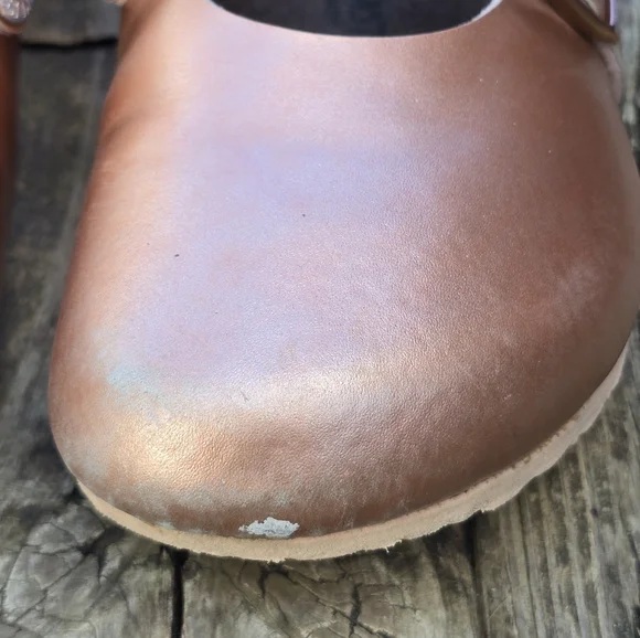 Birkenstock Girls Dorian Clog Metallic Rose Gold, Size 34 EU - Picture 3 of 12